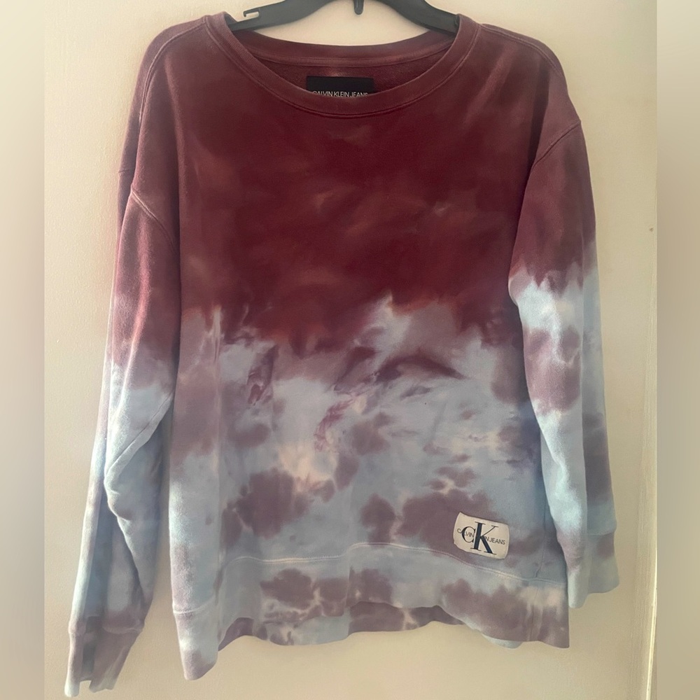 Calvin Klein tie-dye sweatshirt Small